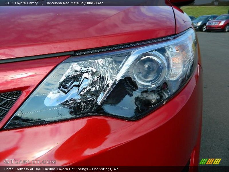 Barcelona Red Metallic / Black/Ash 2012 Toyota Camry SE