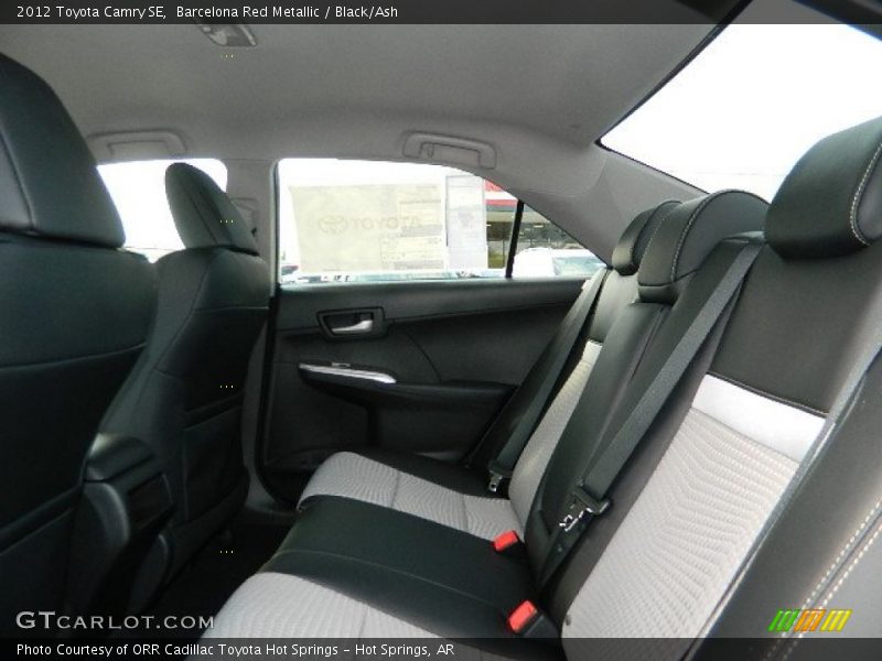 Barcelona Red Metallic / Black/Ash 2012 Toyota Camry SE