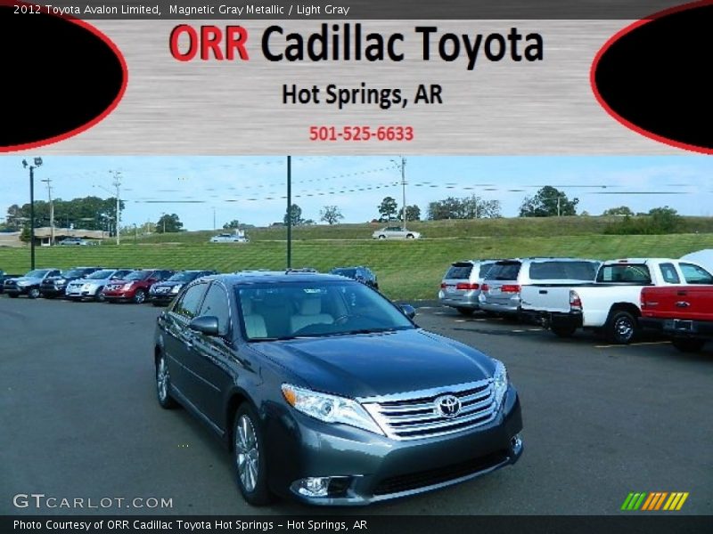 Magnetic Gray Metallic / Light Gray 2012 Toyota Avalon Limited