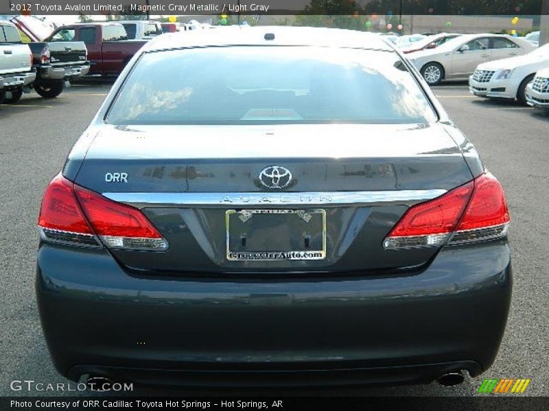 Magnetic Gray Metallic / Light Gray 2012 Toyota Avalon Limited