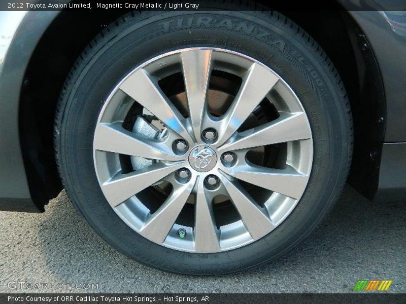 Magnetic Gray Metallic / Light Gray 2012 Toyota Avalon Limited