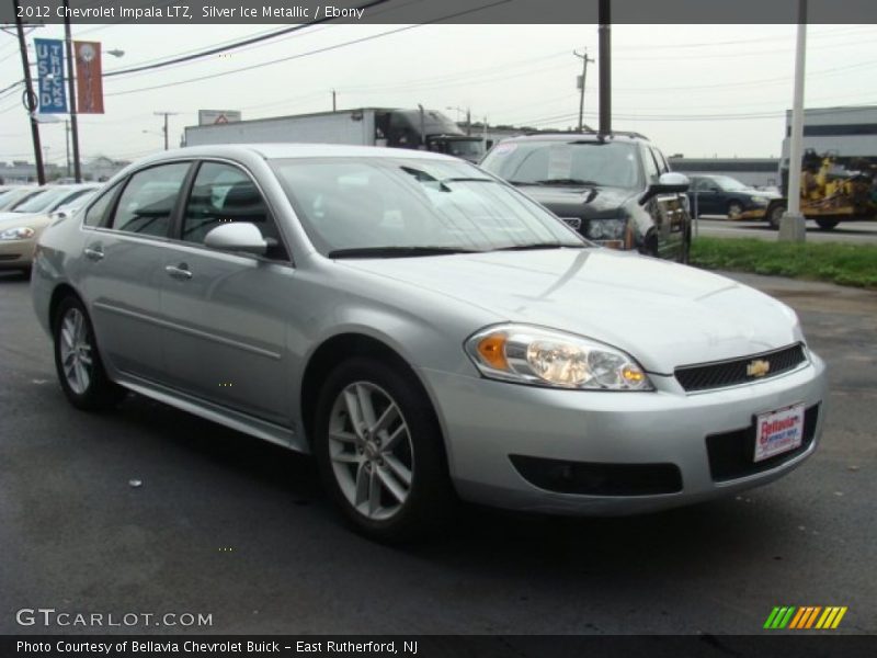 Silver Ice Metallic / Ebony 2012 Chevrolet Impala LTZ