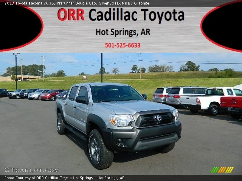 Silver Streak Mica / Graphite 2013 Toyota Tacoma V6 TSS Prerunner Double Cab