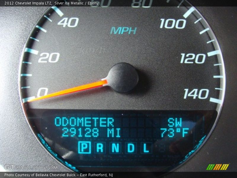 Silver Ice Metallic / Ebony 2012 Chevrolet Impala LTZ