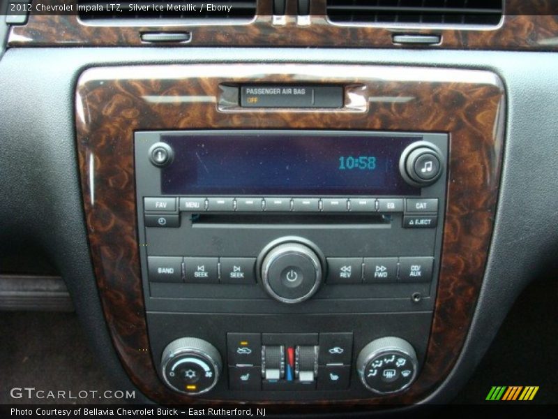 Silver Ice Metallic / Ebony 2012 Chevrolet Impala LTZ