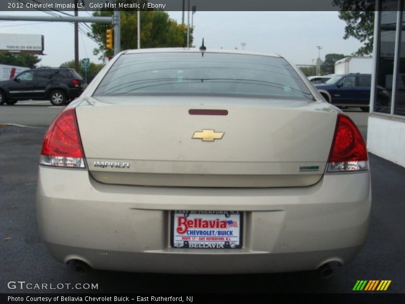 Gold Mist Metallic / Ebony 2012 Chevrolet Impala LS