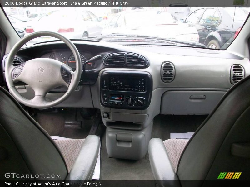 Shale Green Metallic / Mist Gray 2000 Dodge Grand Caravan Sport