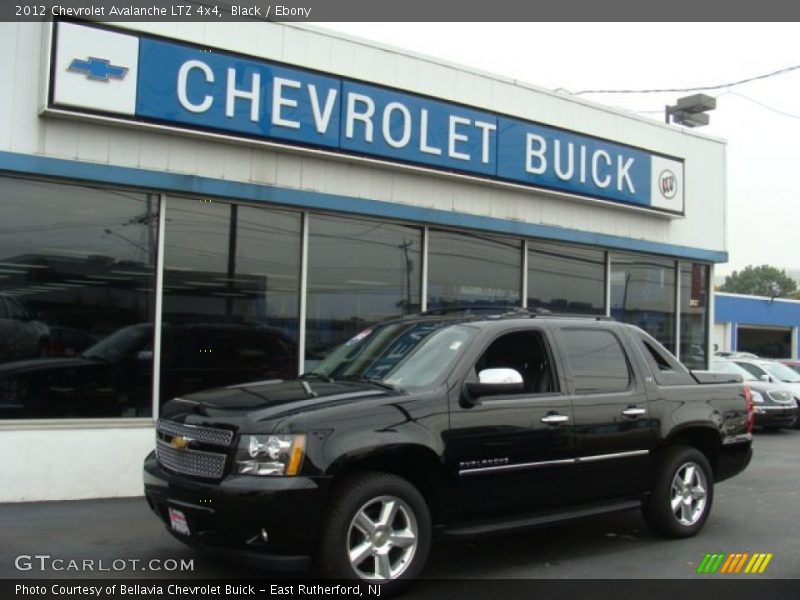 Black / Ebony 2012 Chevrolet Avalanche LTZ 4x4