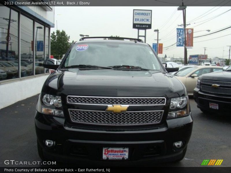 Black / Ebony 2012 Chevrolet Avalanche LTZ 4x4