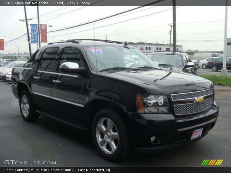 Black / Ebony 2012 Chevrolet Avalanche LTZ 4x4