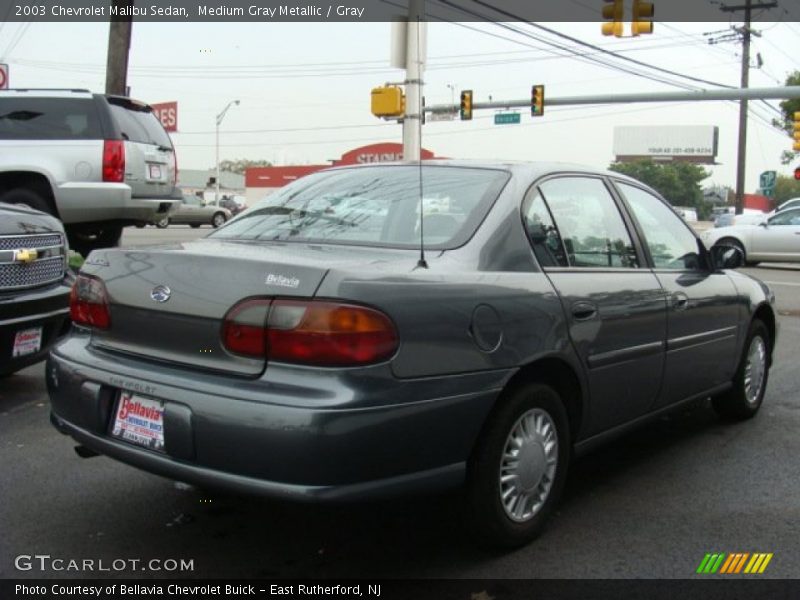 Medium Gray Metallic / Gray 2003 Chevrolet Malibu Sedan