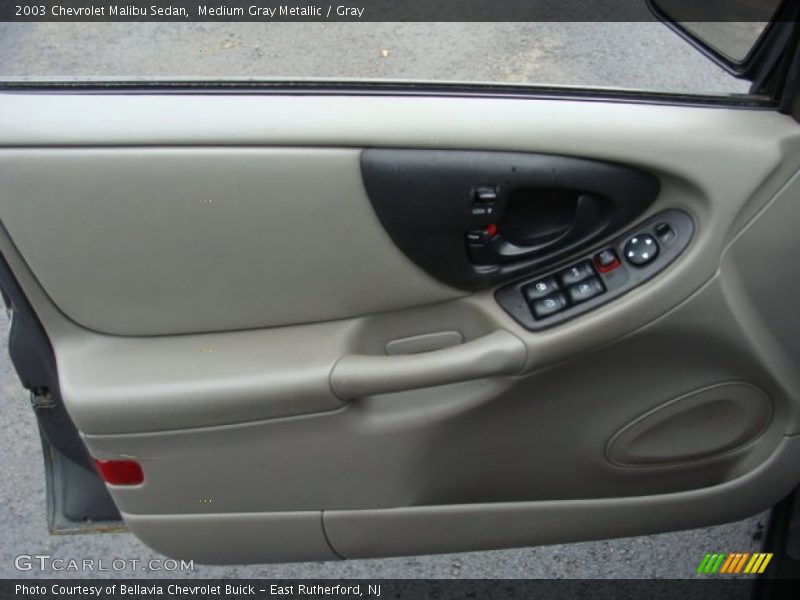 Medium Gray Metallic / Gray 2003 Chevrolet Malibu Sedan