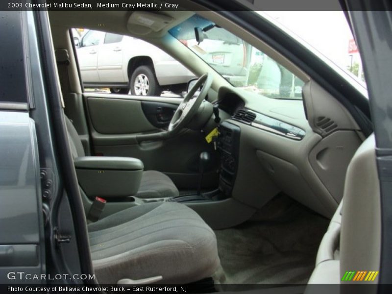 Medium Gray Metallic / Gray 2003 Chevrolet Malibu Sedan
