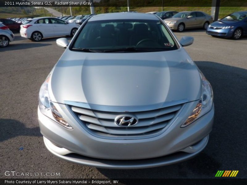 Radiant Silver / Gray 2011 Hyundai Sonata GLS