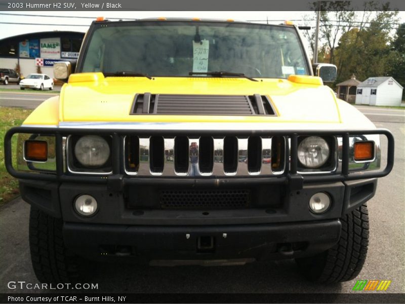 Yellow / Black 2003 Hummer H2 SUV