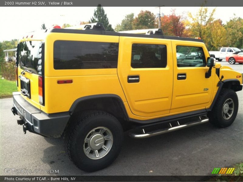 Yellow / Black 2003 Hummer H2 SUV