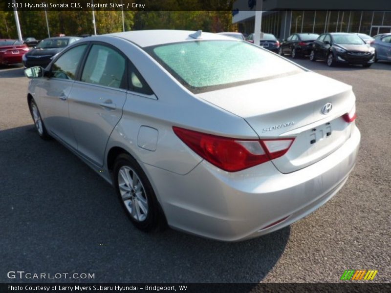 Radiant Silver / Gray 2011 Hyundai Sonata GLS