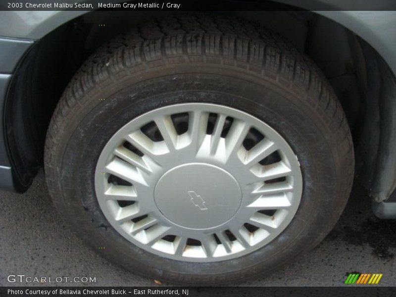 Medium Gray Metallic / Gray 2003 Chevrolet Malibu Sedan