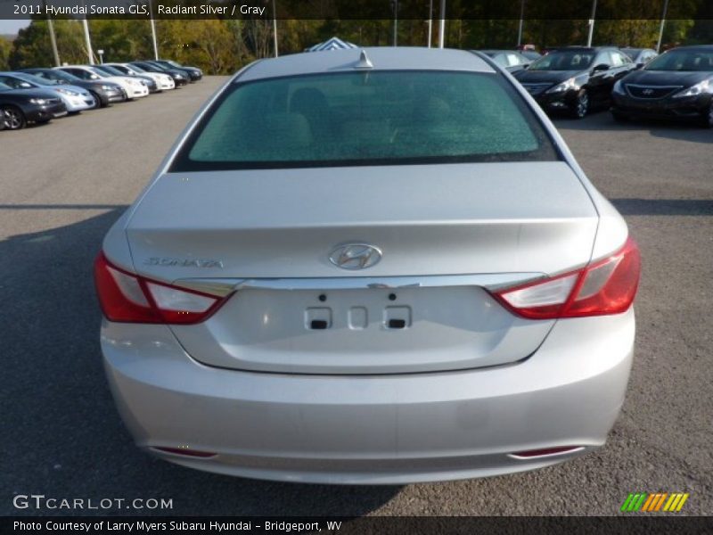 Radiant Silver / Gray 2011 Hyundai Sonata GLS