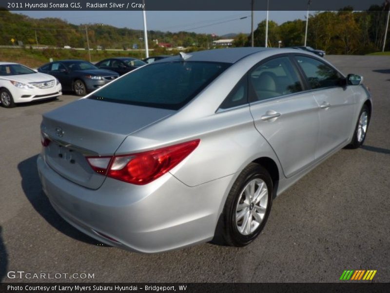 Radiant Silver / Gray 2011 Hyundai Sonata GLS