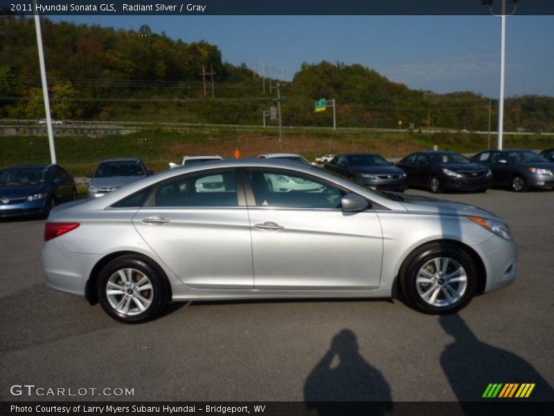 Radiant Silver / Gray 2011 Hyundai Sonata GLS