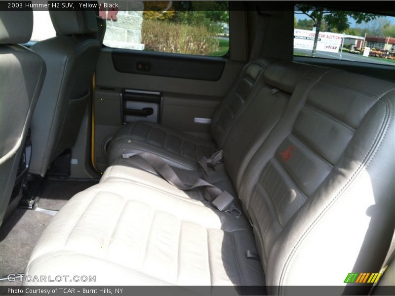 Rear Seat of 2003 H2 SUV