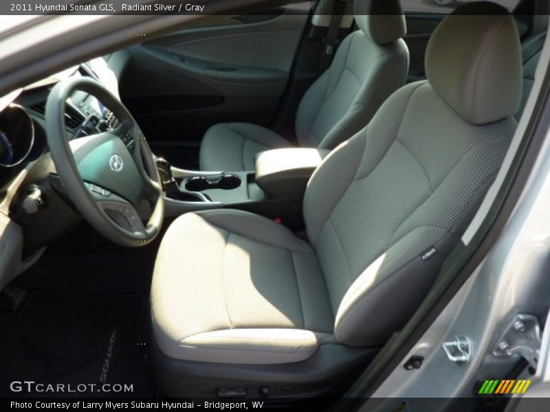 Radiant Silver / Gray 2011 Hyundai Sonata GLS