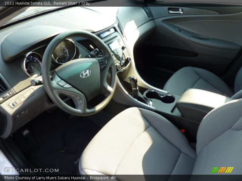 Radiant Silver / Gray 2011 Hyundai Sonata GLS