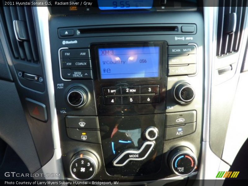 Radiant Silver / Gray 2011 Hyundai Sonata GLS