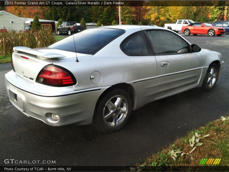Galaxy Silver Metallic / Dark Pewter 2003 Pontiac Grand Am GT Coupe