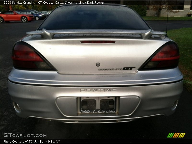 Galaxy Silver Metallic / Dark Pewter 2003 Pontiac Grand Am GT Coupe