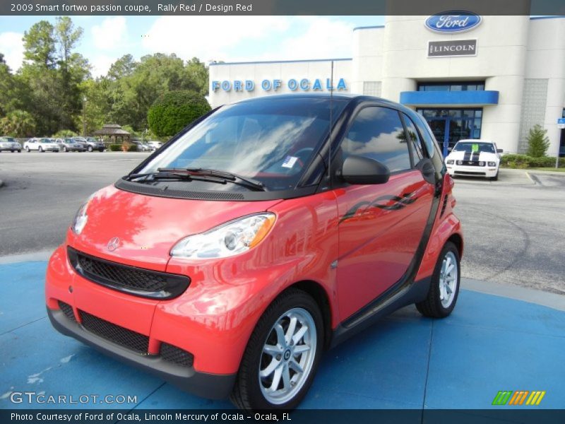 Rally Red / Design Red 2009 Smart fortwo passion coupe