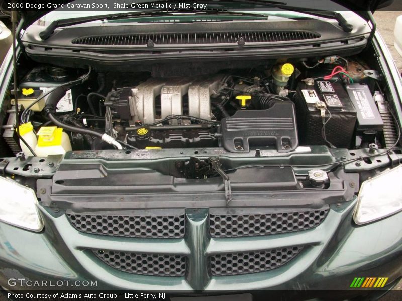Shale Green Metallic / Mist Gray 2000 Dodge Grand Caravan Sport