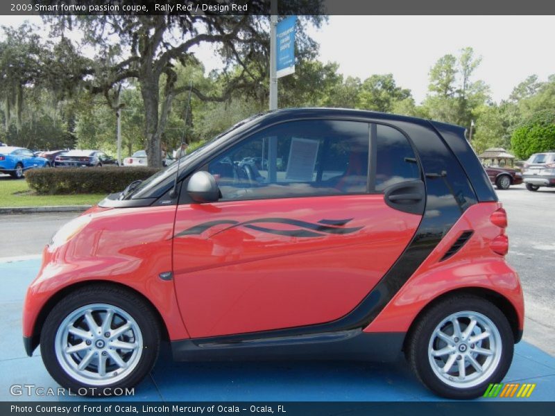  2009 fortwo passion coupe Rally Red