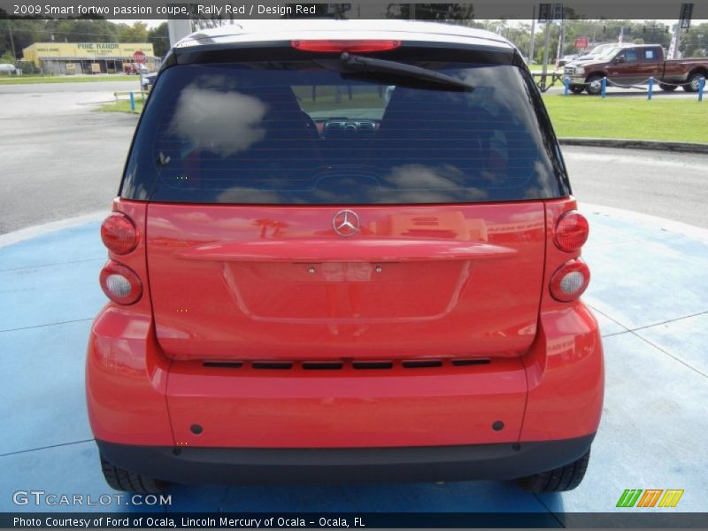 Rally Red / Design Red 2009 Smart fortwo passion coupe