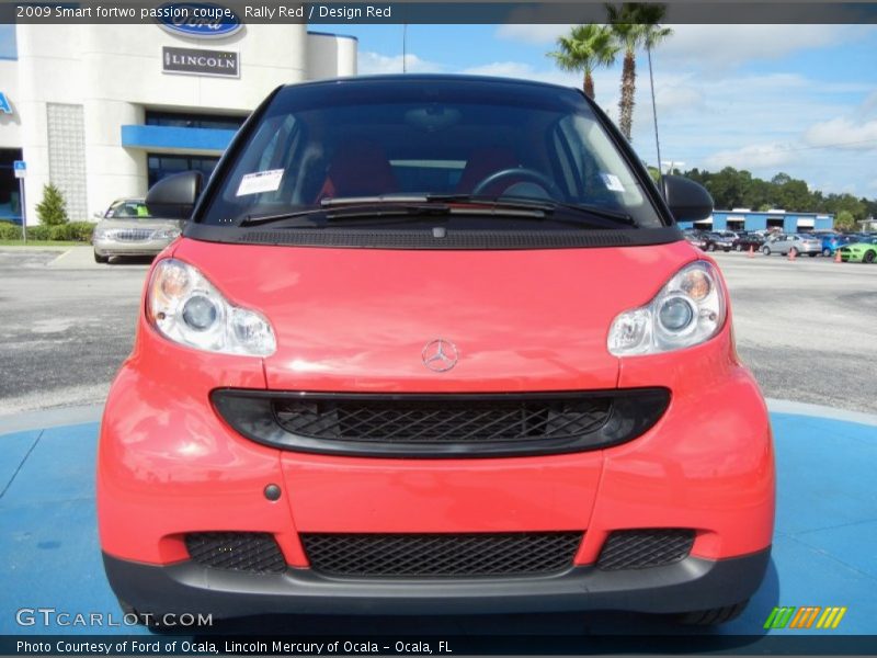 Rally Red / Design Red 2009 Smart fortwo passion coupe