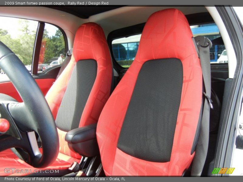 Rally Red / Design Red 2009 Smart fortwo passion coupe
