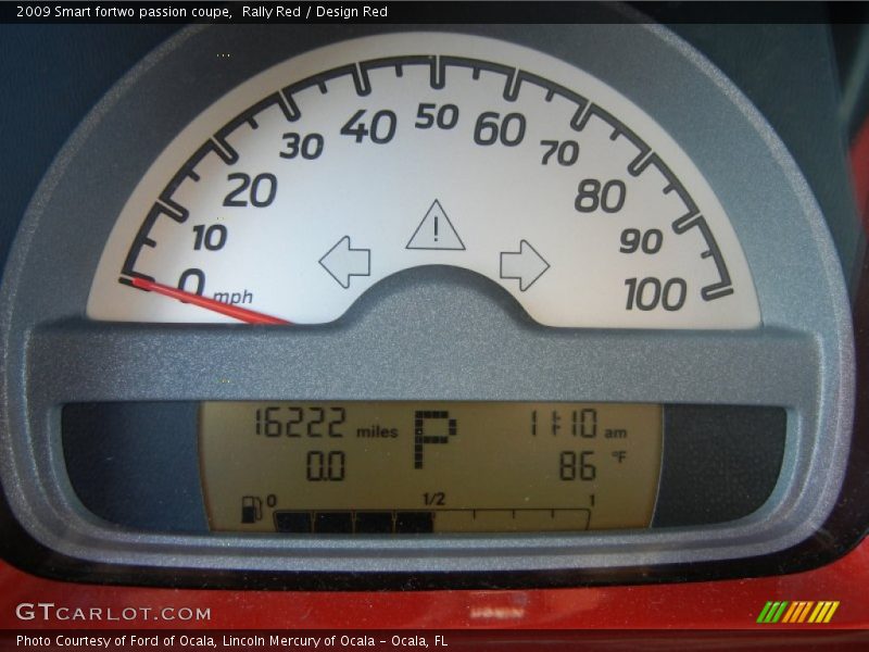 Rally Red / Design Red 2009 Smart fortwo passion coupe