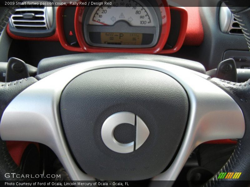 Rally Red / Design Red 2009 Smart fortwo passion coupe
