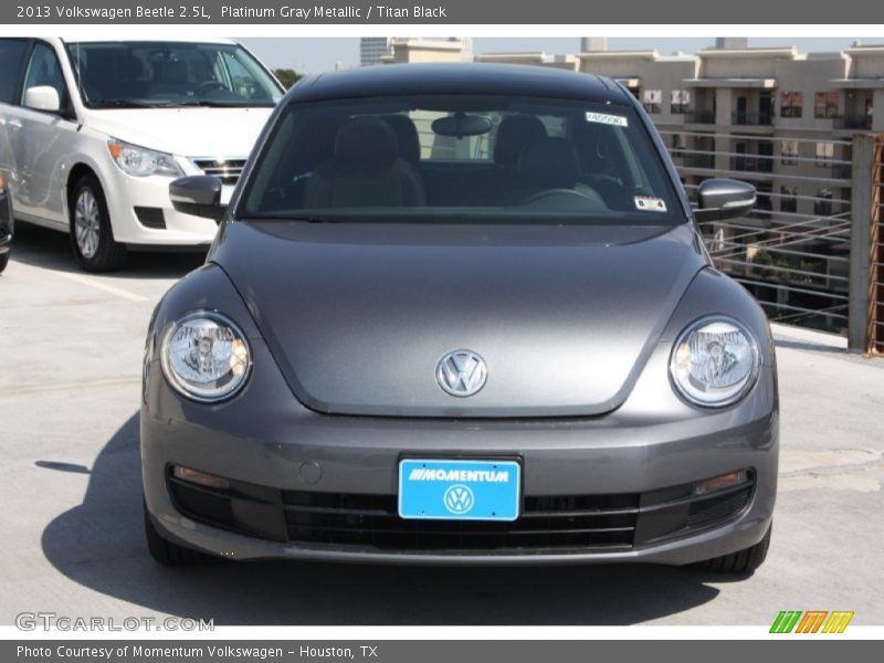 Platinum Gray Metallic / Titan Black 2013 Volkswagen Beetle 2.5L
