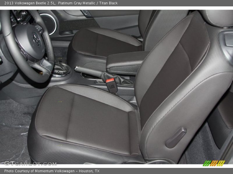 Platinum Gray Metallic / Titan Black 2013 Volkswagen Beetle 2.5L