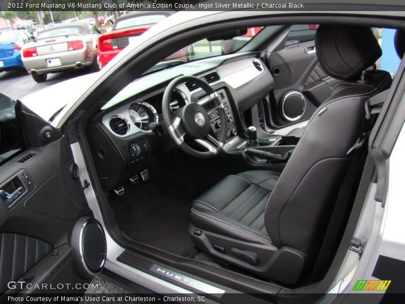  2012 Mustang V6 Mustang Club of America Edition Coupe Charcoal Black Interior