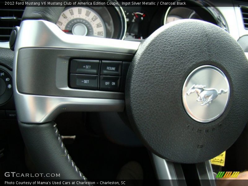 Ingot Silver Metallic / Charcoal Black 2012 Ford Mustang V6 Mustang Club of America Edition Coupe