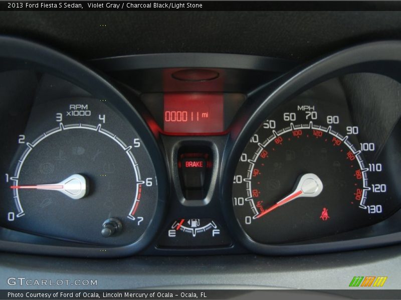  2013 Fiesta S Sedan S Sedan Gauges