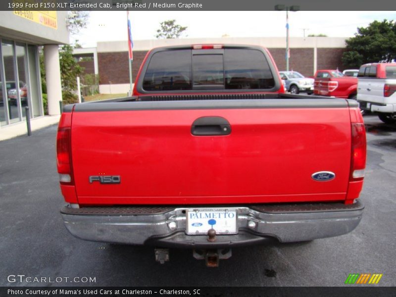 Bright Red / Medium Graphite 1999 Ford F150 XLT Extended Cab