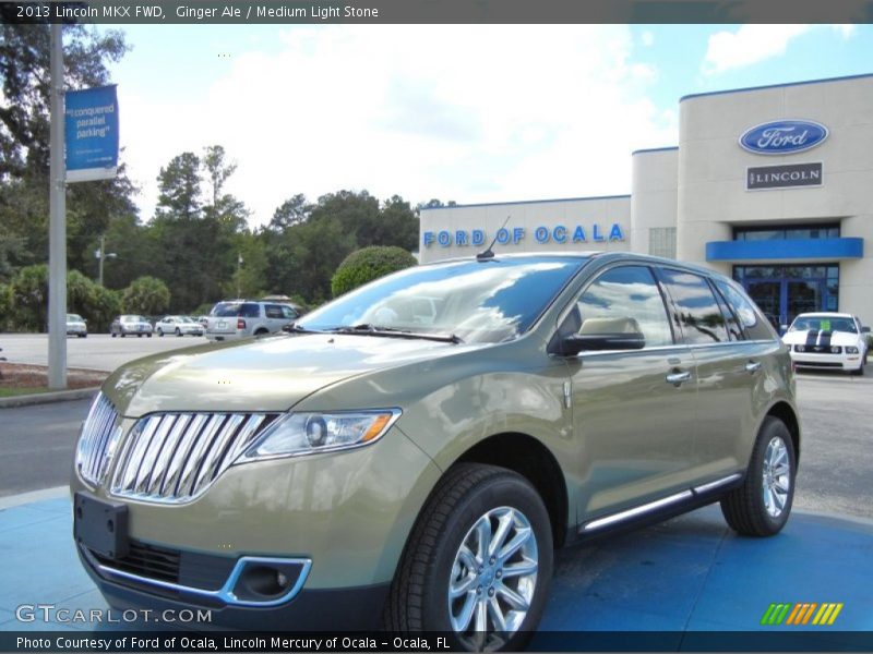 Ginger Ale / Medium Light Stone 2013 Lincoln MKX FWD