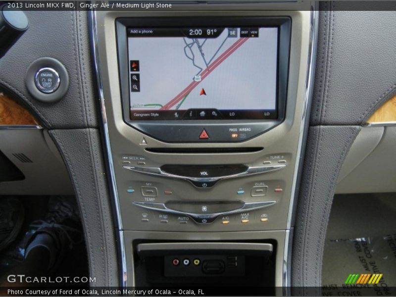 Navigation of 2013 MKX FWD