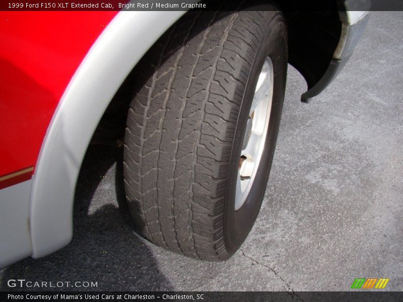 Bright Red / Medium Graphite 1999 Ford F150 XLT Extended Cab