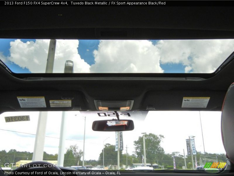 Tuxedo Black Metallic / FX Sport Appearance Black/Red 2013 Ford F150 FX4 SuperCrew 4x4