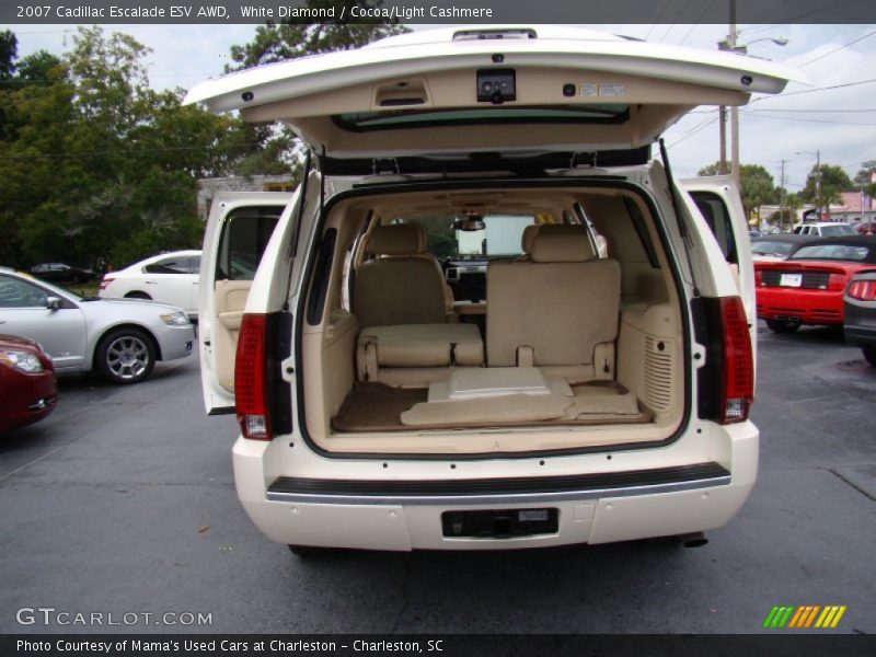 White Diamond / Cocoa/Light Cashmere 2007 Cadillac Escalade ESV AWD